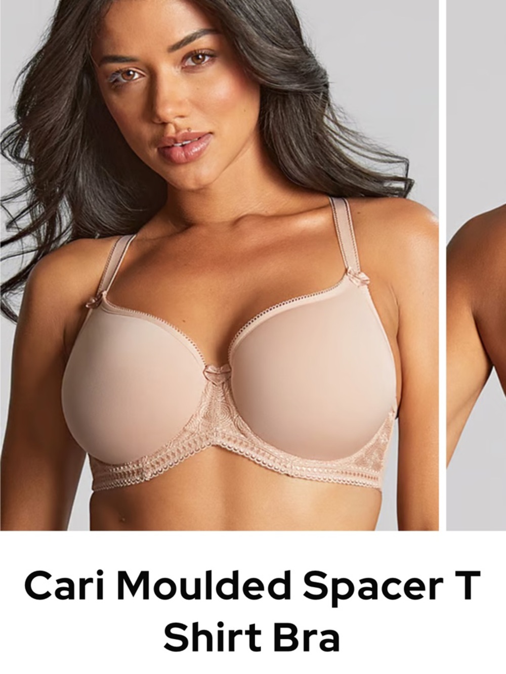 Panache Molded Spacer T-shirt Bra Size 34FF